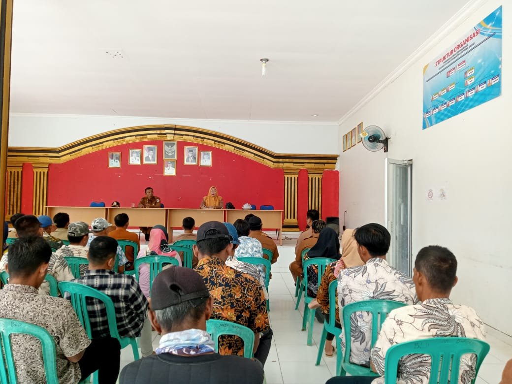 Gedung Boga Laksanakan Apel Rutin Menghadirkan Seluruh Elemen Perangkat Desa